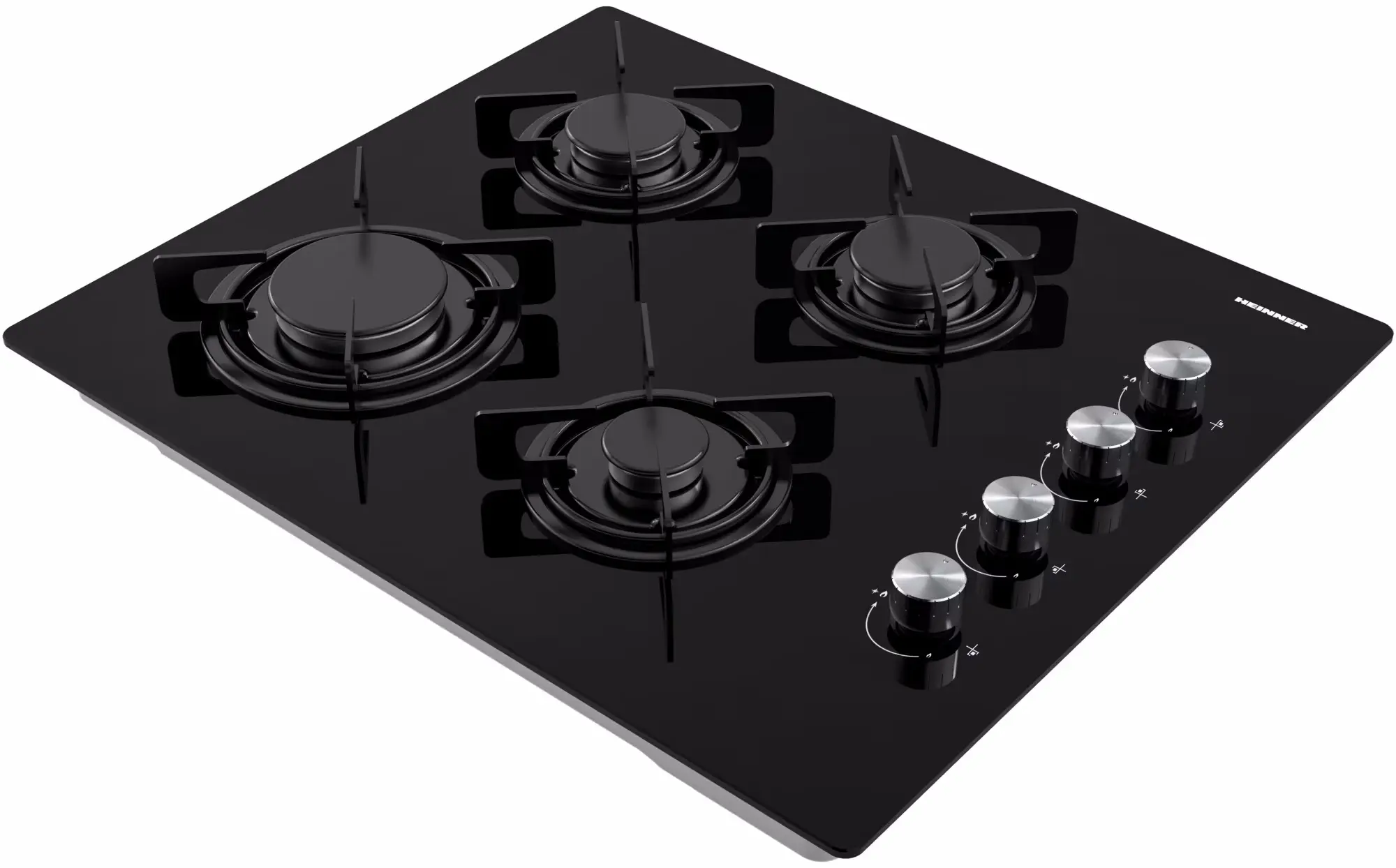 Plita incorporabila pe gaz Heinner HBH-M402IEGBK (Black)