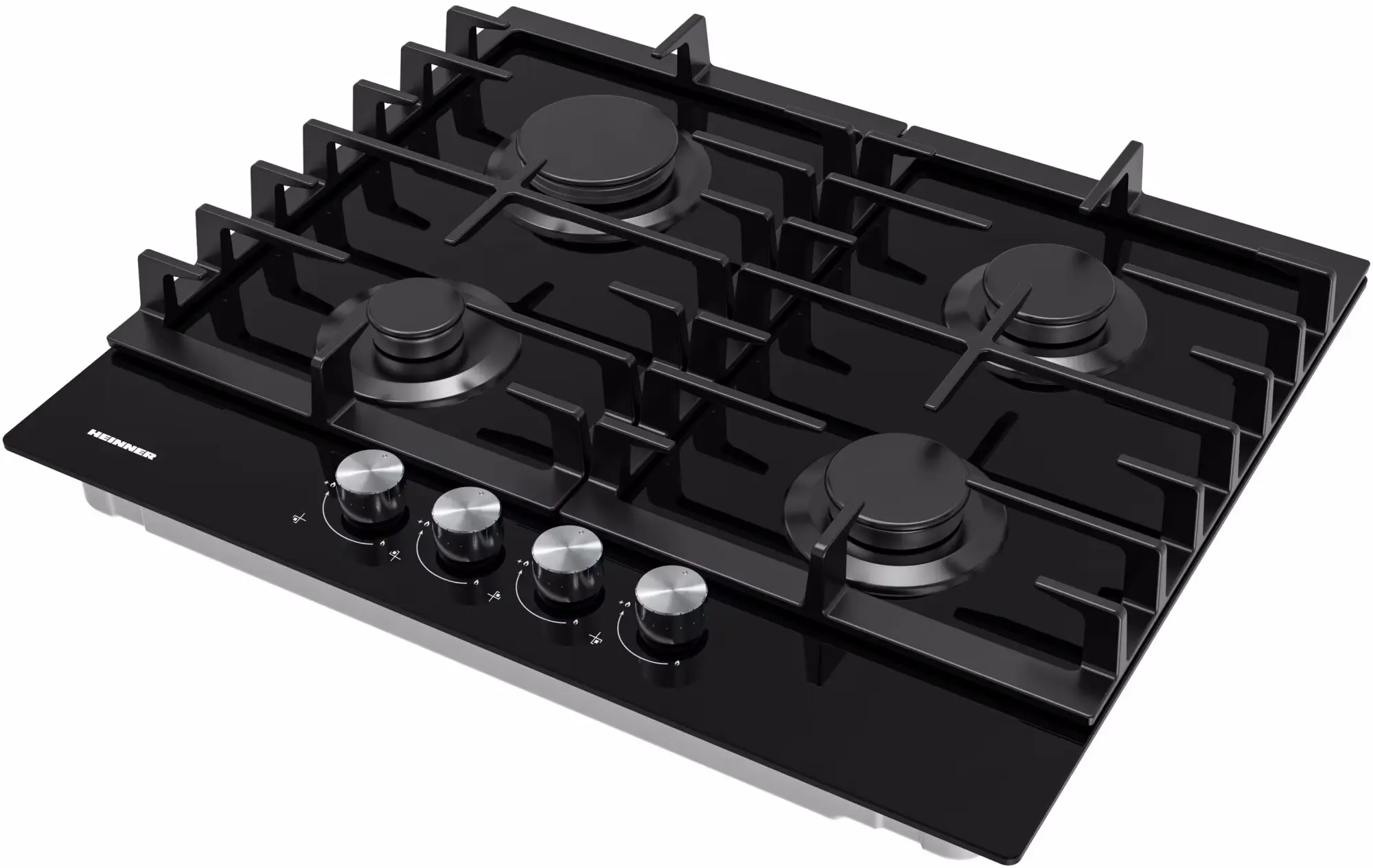 Plita incorporabila pe gaz Heinner HBH-M421IRFGBK (Black)