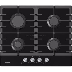 Plita incorporabila pe gaz Heinner HBH-M421IRFGBK (Black)