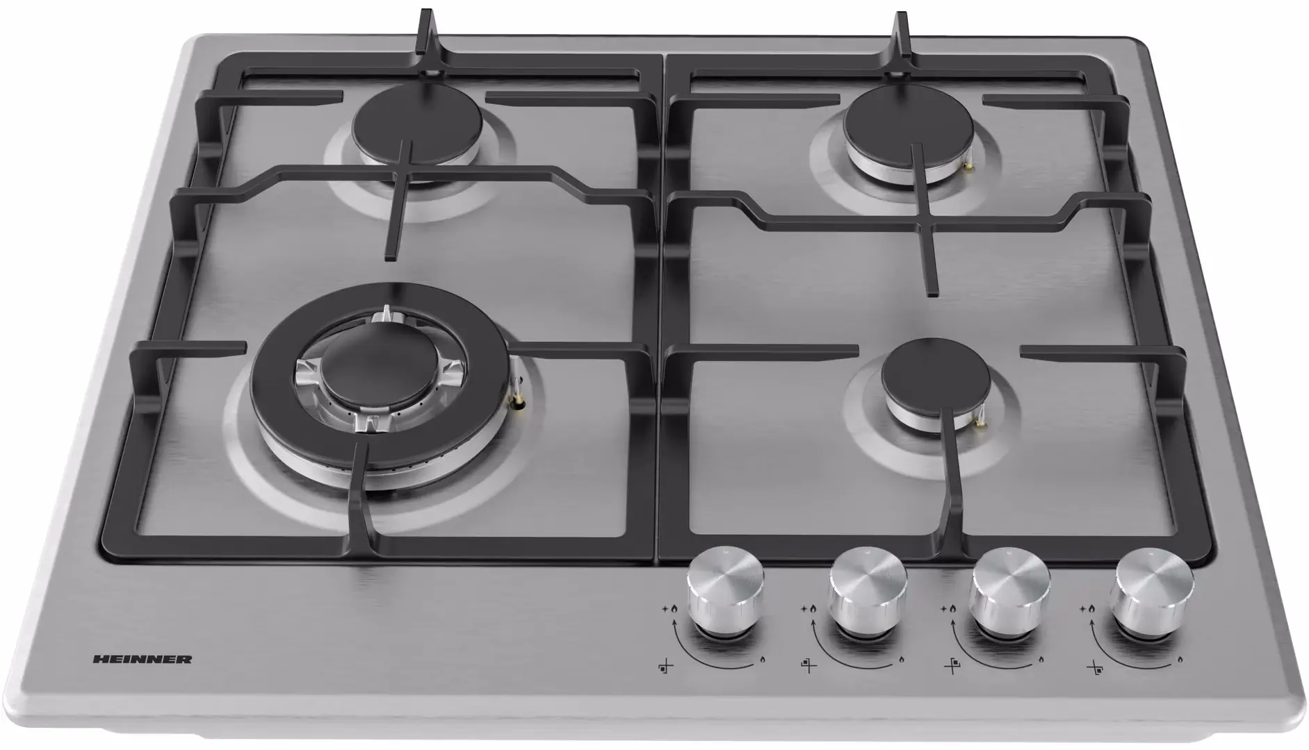 Plita incorporabila pe gaz Heinner HBH-M495IWFIX (Inox)