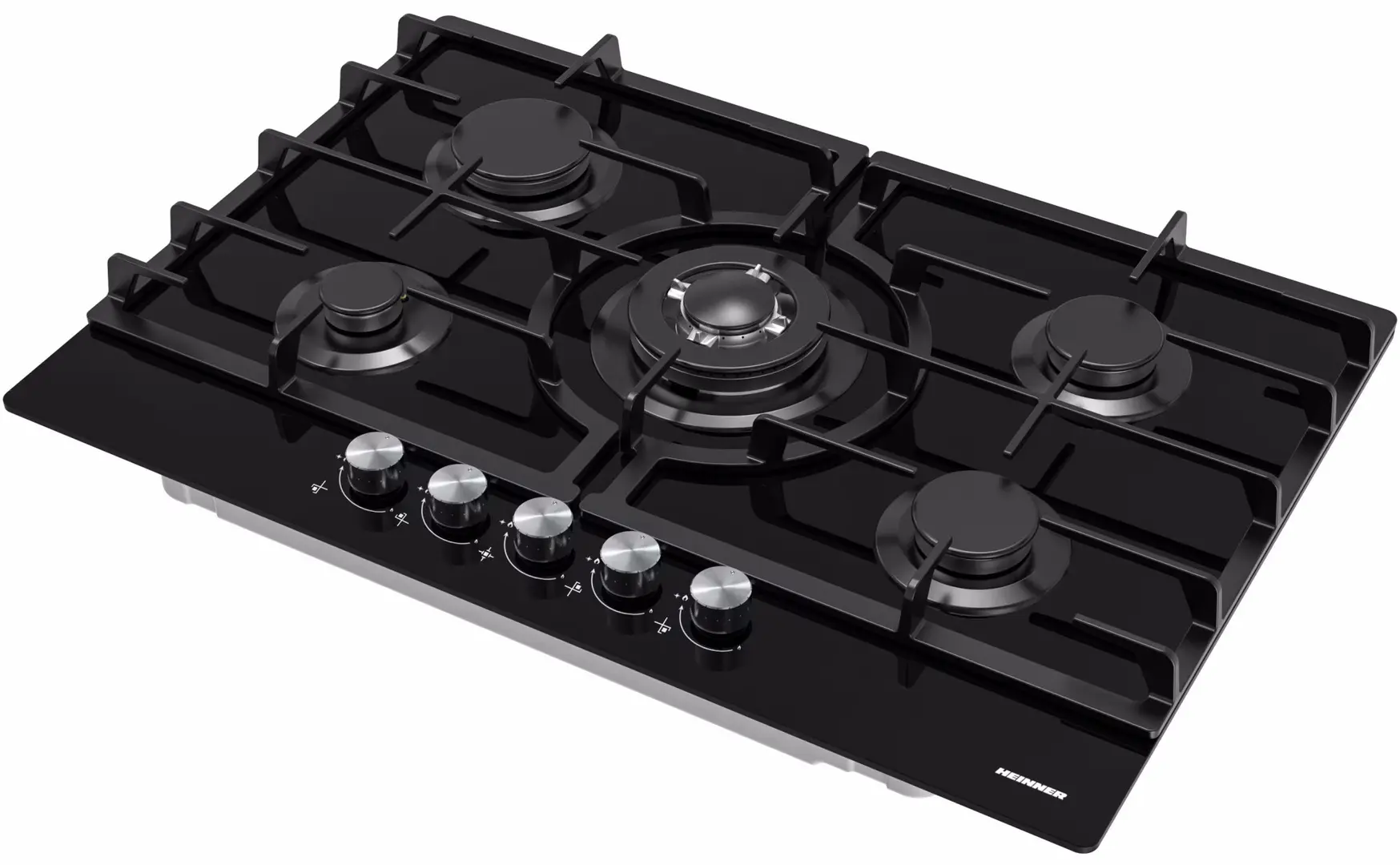 Встраиваемая газовая варочная панель Heinner HBH-M705IWFGBK (Black) - 3