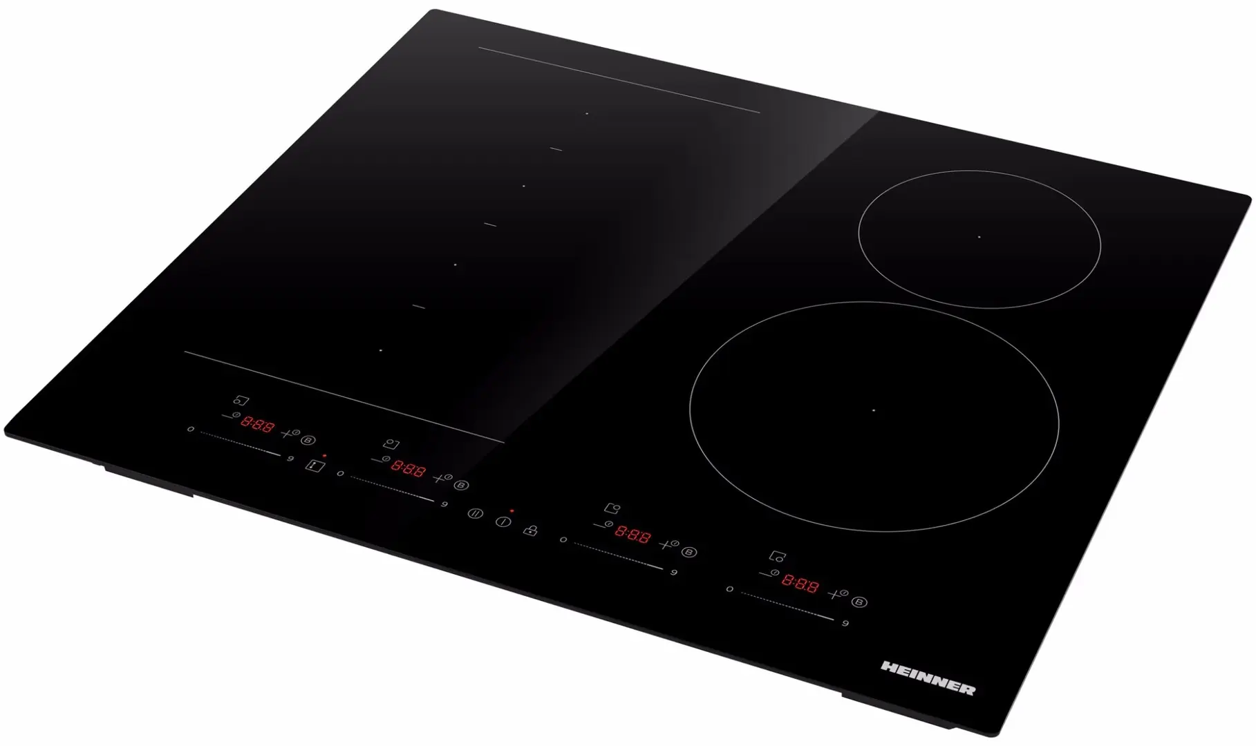 Plita cu inductie incorporabila Heinner HBHI-M4ZB1FXSMTC (Black)
