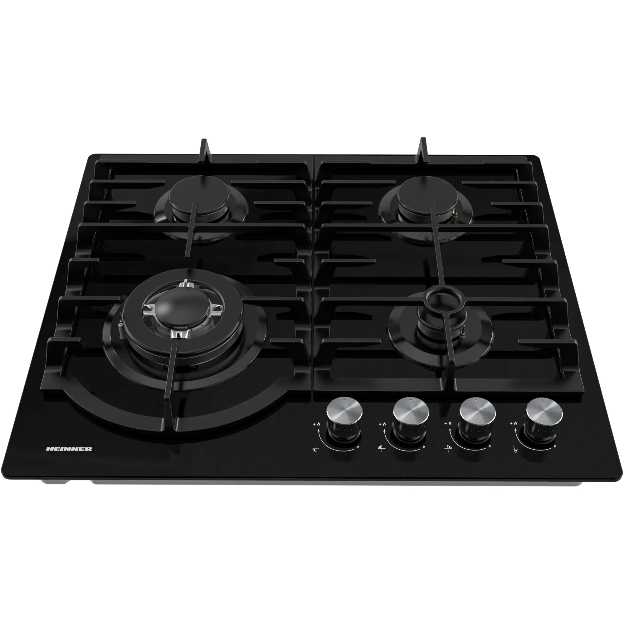 Встраиваемая варочная газовая панель Heinner HBH-M447IWFGBK (Black) - 2