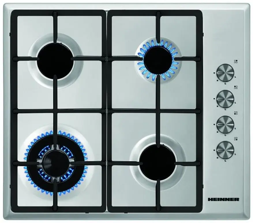 Plita incorporabila de gatit pe gaz Heinner HBH-S584WI-IX (Inox)