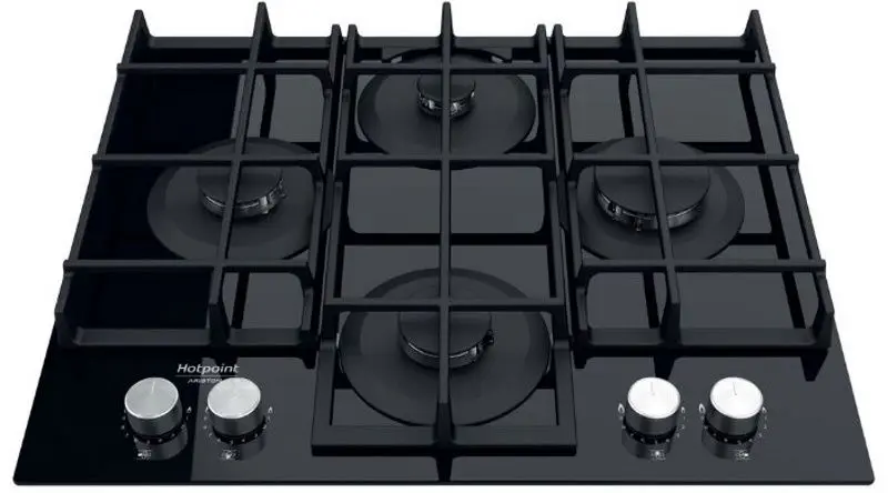Plita de gaz incorporabila Hotpoint-Ariston HAGS 61F/BK (Black)