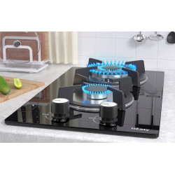 Встраиваемая газовая варочная панель IsEasy MGBG-312A (Black) Thumb