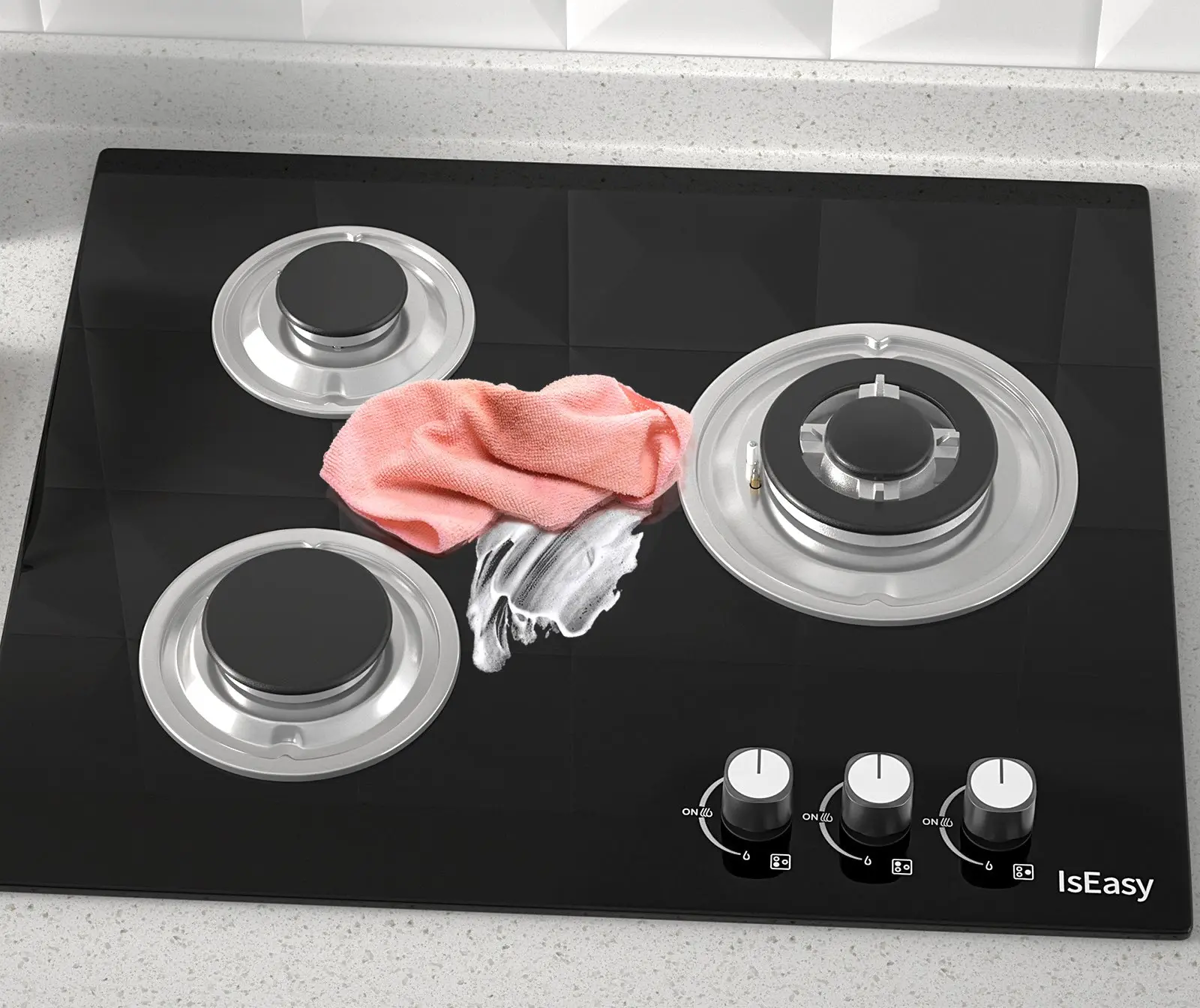 Aragaz incorporabil IsEasy MGBG-603 (Black) - 3