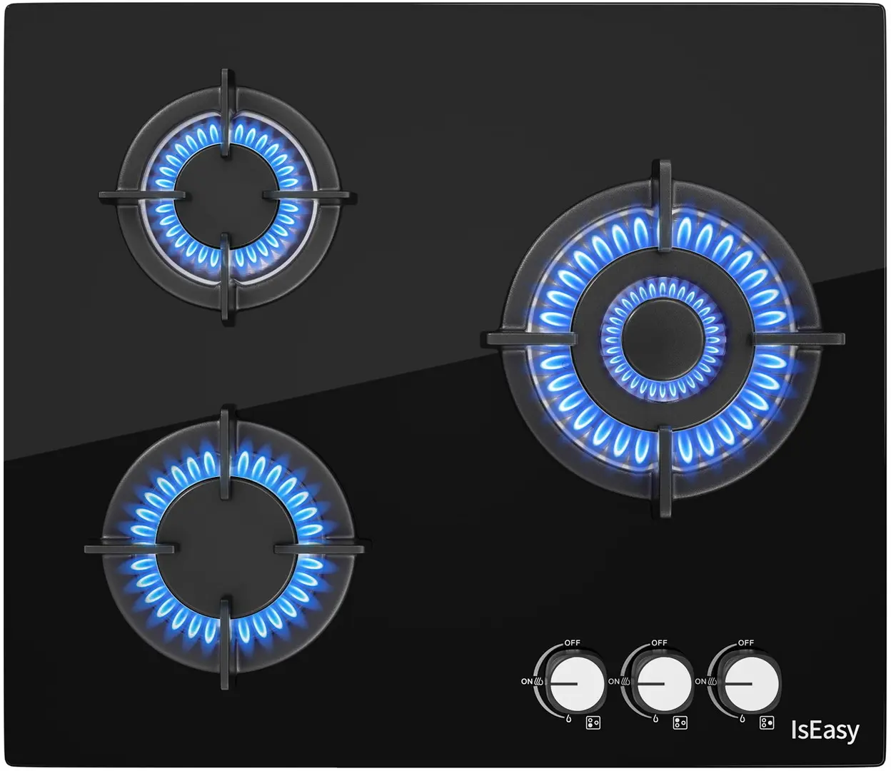 Aragaz incorporabil IsEasy MGBG-603 (Black)