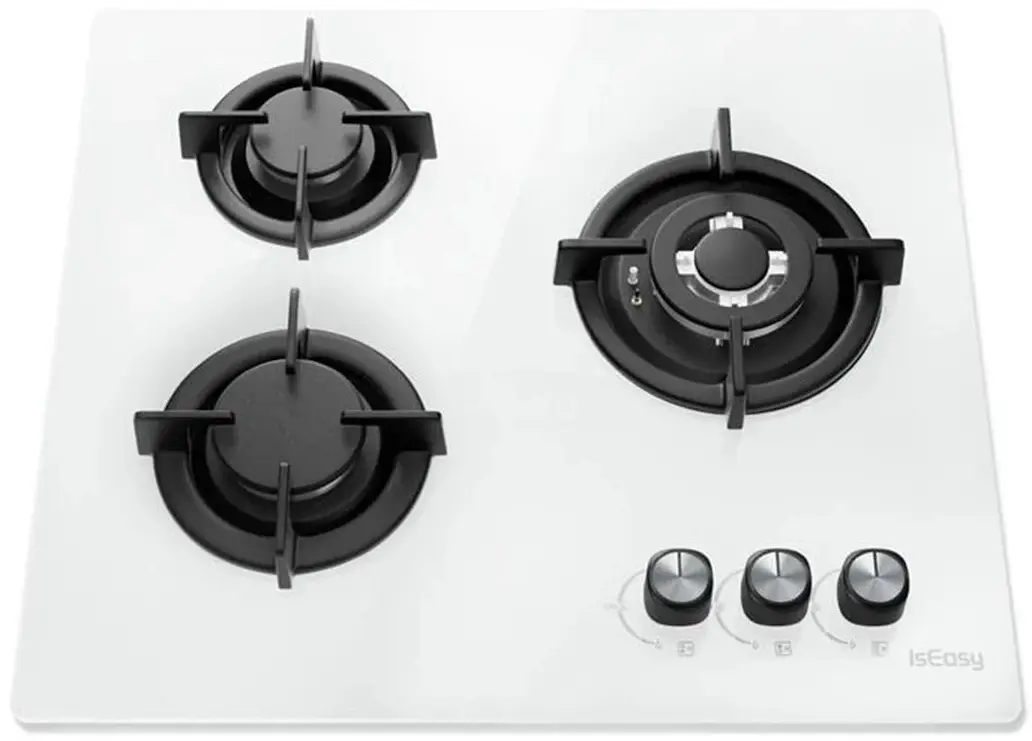 Встраиваемая газовая варочная панель IsEasy MGBG-603 (White) - 2