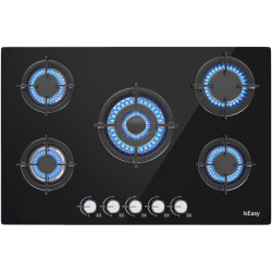 Встраиваемая газовая варочная панель IsEasy MGBG-775 (Black)