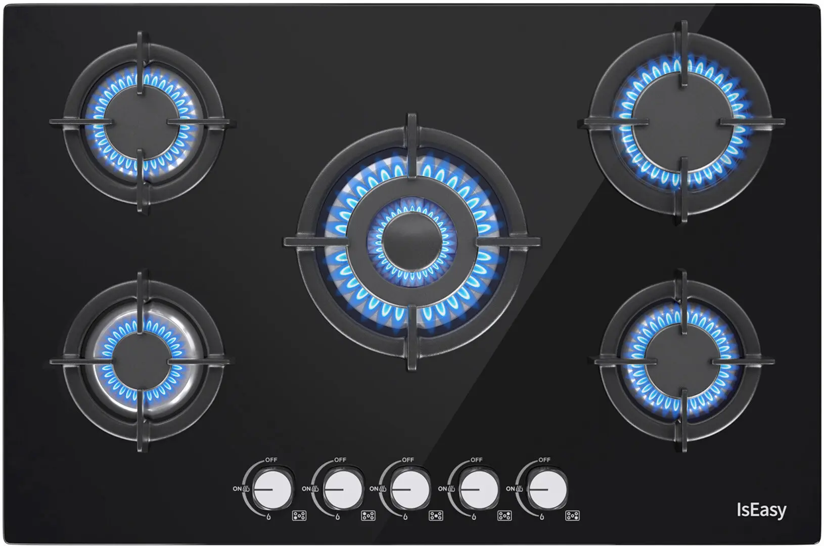 Aragaz incorporabil IsEasy MGBG-775 (Black)