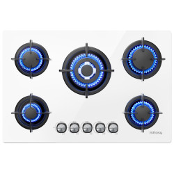 Встраиваемая газовая варочная панель IsEasy MGBG-775 (White) Thumb