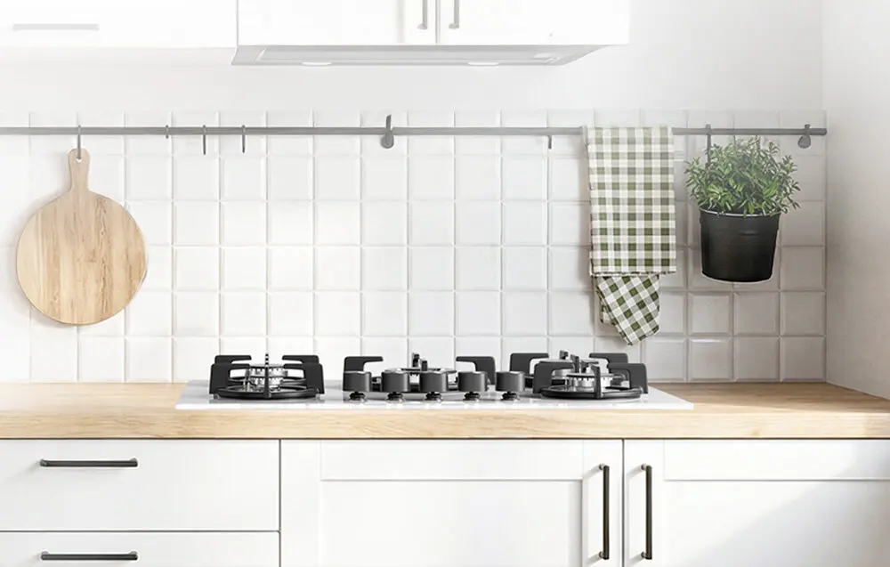 Встраиваемая газовая варочная панель IsEasy MGBG-775 (White) - 6