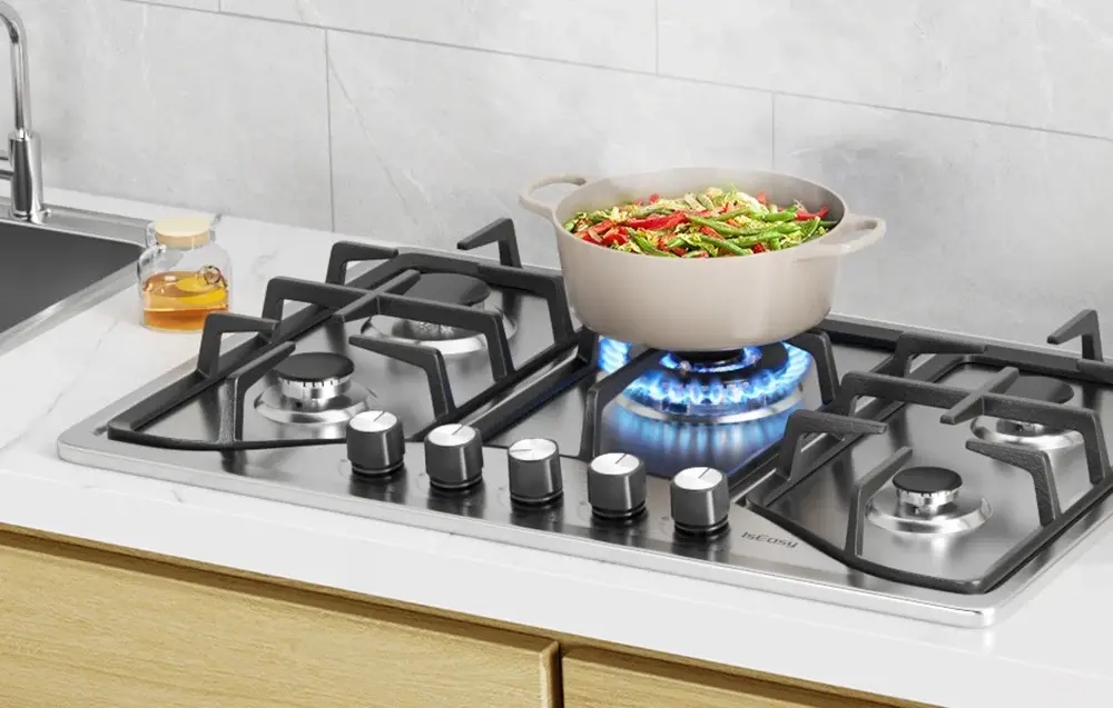 Plita pe gaz incorporabila IsEasy MGBS-765 (Inox) - 3