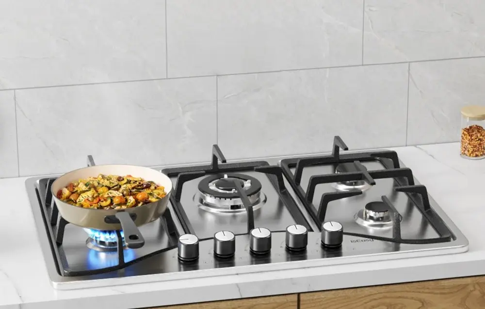 Plita pe gaz incorporabila IsEasy MGBS-765 (Inox) - 5