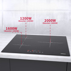 Встраиваемая индукционная варочная панель IsEasy LI3-17 (Black) Thumb