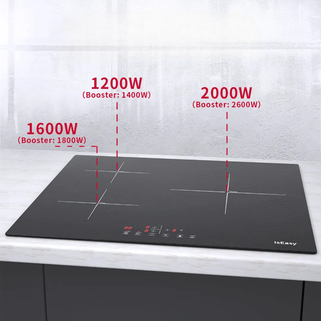 Встраиваемая индукционная варочная панель IsEasy LI3-17 (Black)