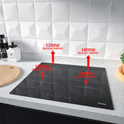 Plita incorporabila cu inductie IsEasy LI4-20 (Black) Thumb