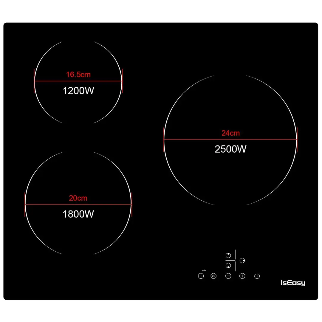 Встраиваемая индукционная варочная панель IsEasy LT3-22 (Black)