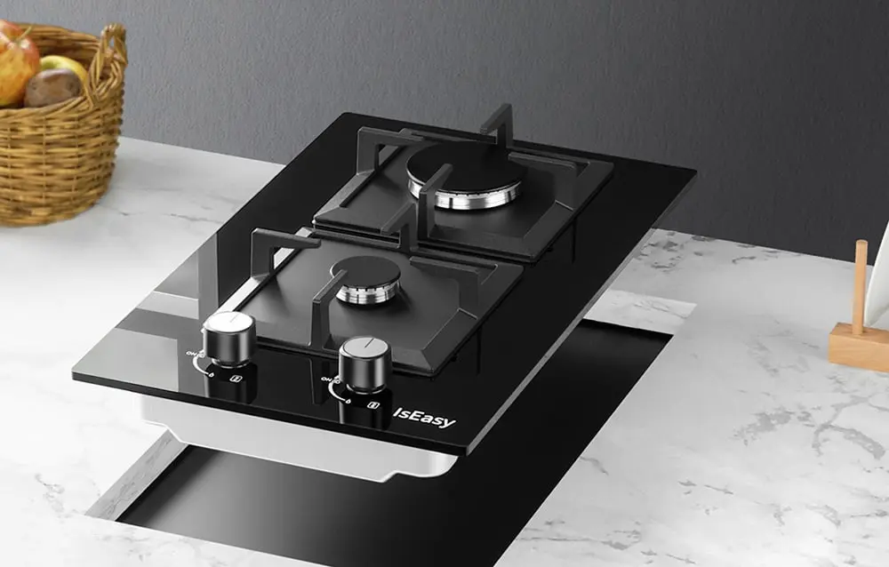 Plita incorporabila pe gaz IsEasy MGBG-312S2C (Black)