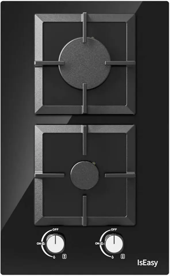 Plita incorporabila pe gaz IsEasy MGBG-312S2C (Black)