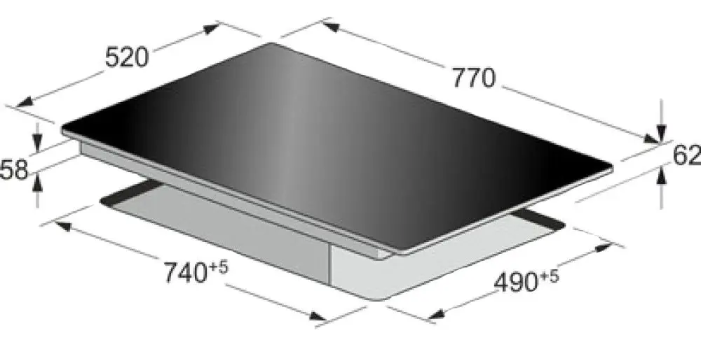 Plita incorporabila cu inductie Kaiser KCT 7797 FI ElfEm (Ivory)