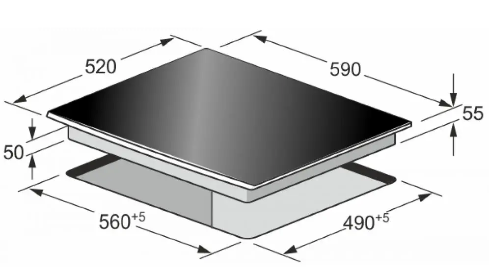 Plita electrica incorporabila Kaiser KCT 6715 FW (White)