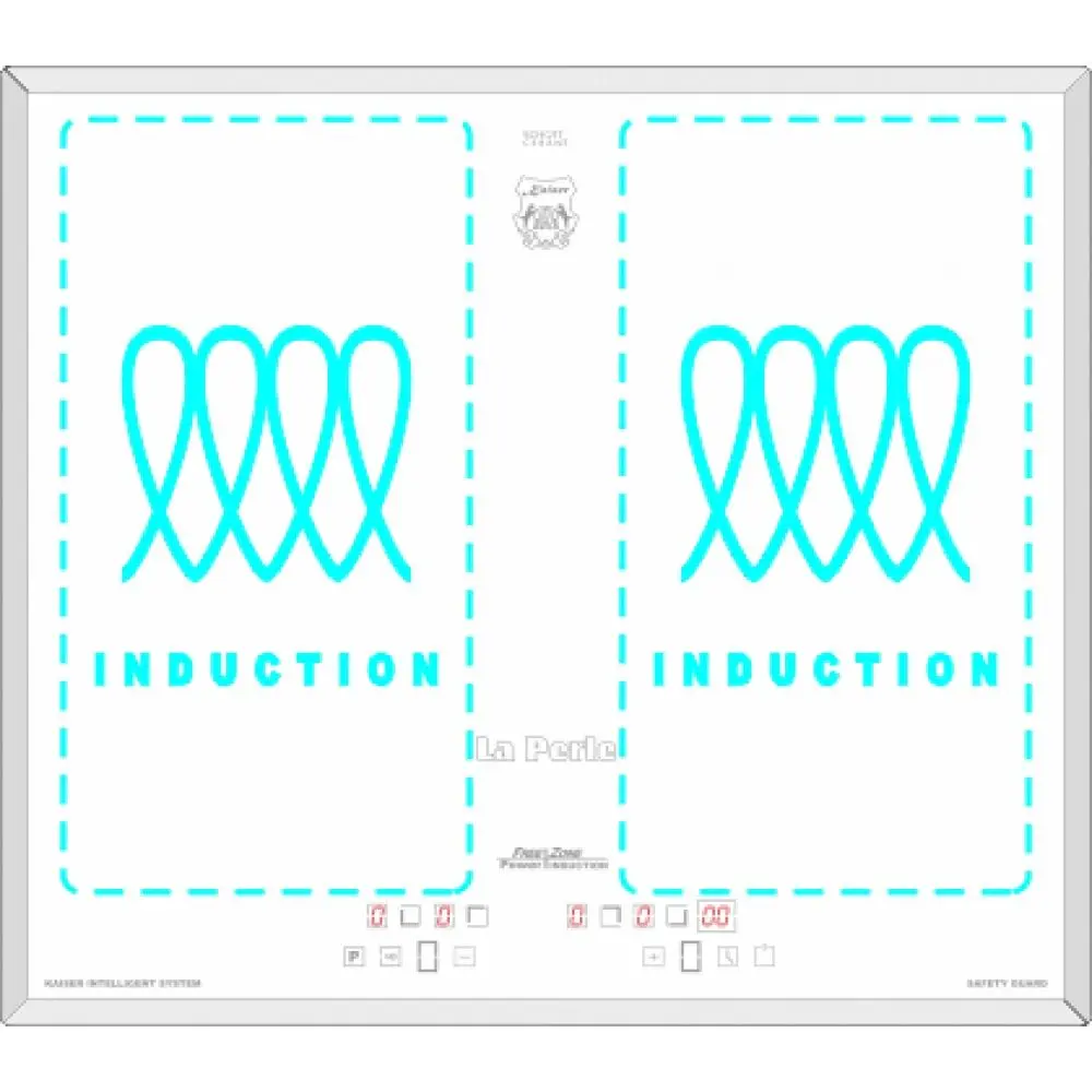 Встраиваемая индукционная варочная панель Kaiser La Perle KCT 67 FIW (White)