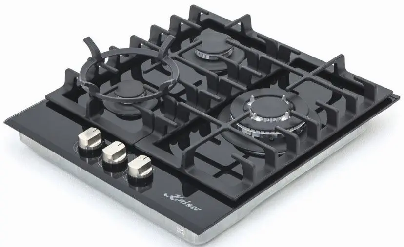 Plita incorporabila de gatit pe gaz Kaiser Grand Chef KCG 4380 Turbo (Black)