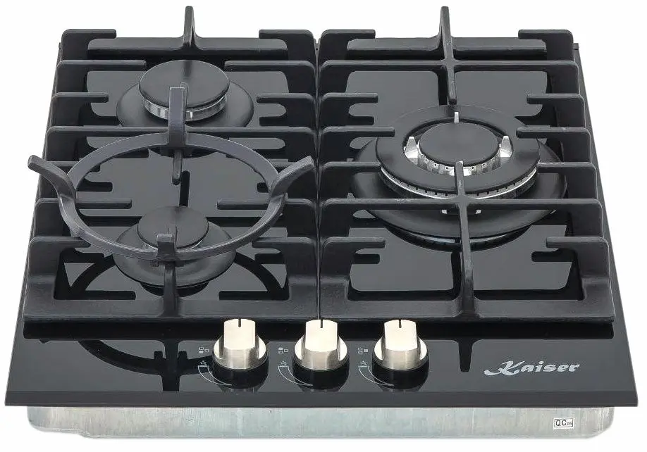 Plita incorporabila de gatit pe gaz Kaiser Grand Chef KCG 4380 Turbo (Black)