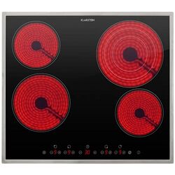 Plita electrica incorporabila Klarstein Virtuosa 4 Prime 10035551 (Black/Inox)