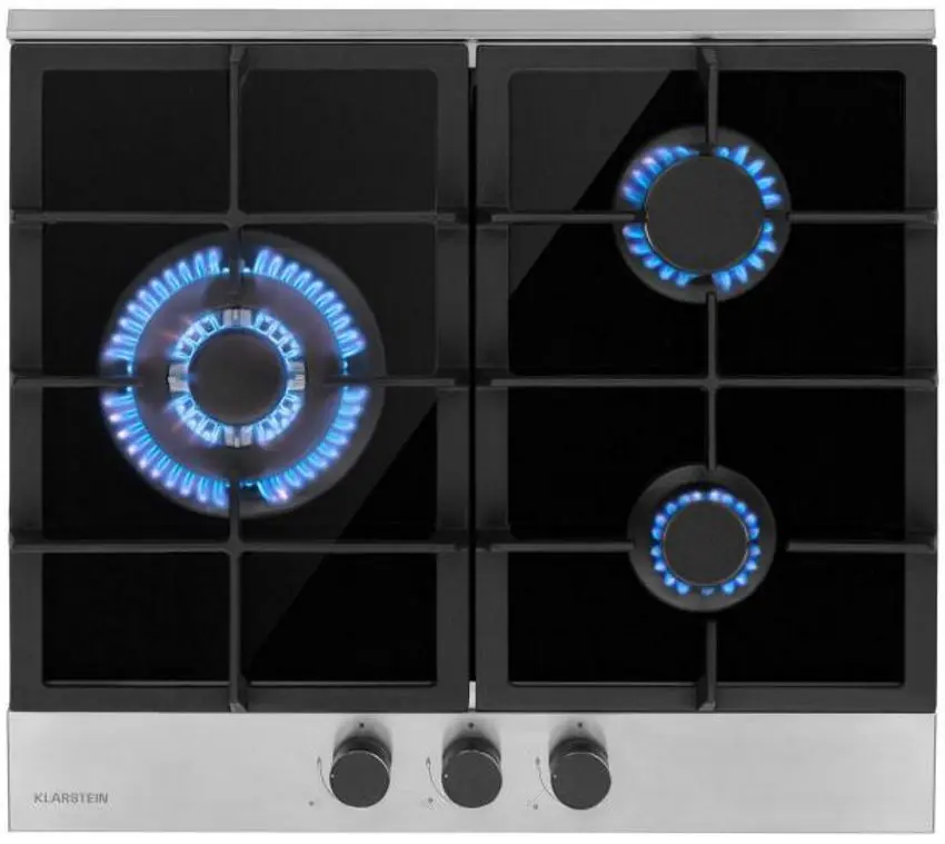 Aragaz incorporabil Klarstein Alchemist 3 (Black/Inox)