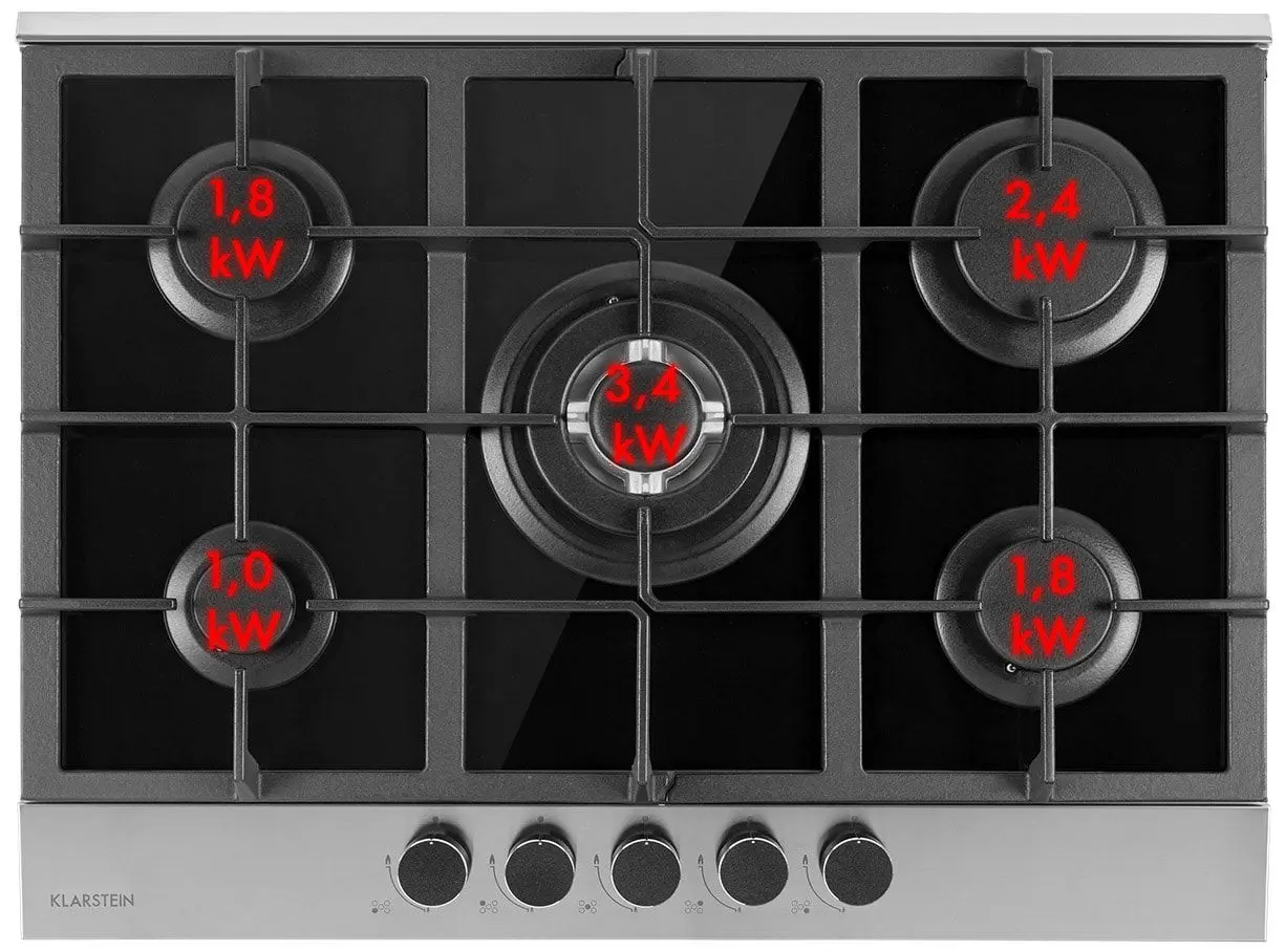 Aragaz incorporabil Klarstein Alchemist 5 (Black) - 6