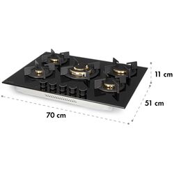Aragaz incorporabil Klarstein Goldflame 5 (Black) Thumb