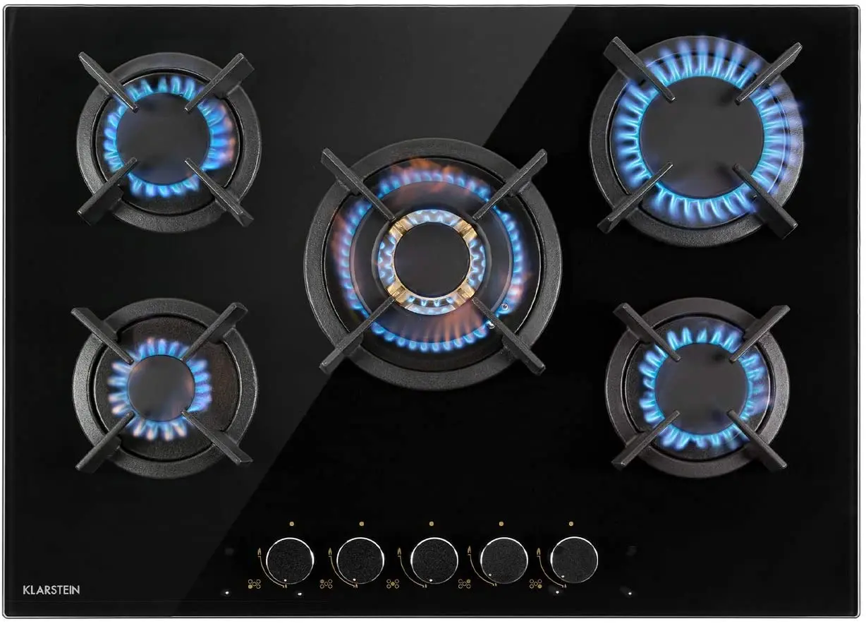 Aragaz incorporabil Klarstein Goldflame 5 (Black)