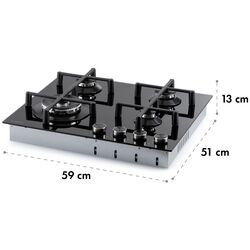 Aragaz incorporabil Klarstein Illuminosa 4 (Black) Thumb
