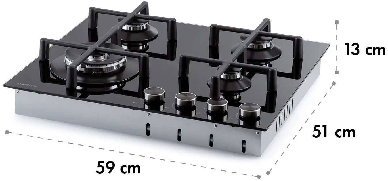 Aragaz incorporabil Klarstein Illuminosa 4 (Black) - 2