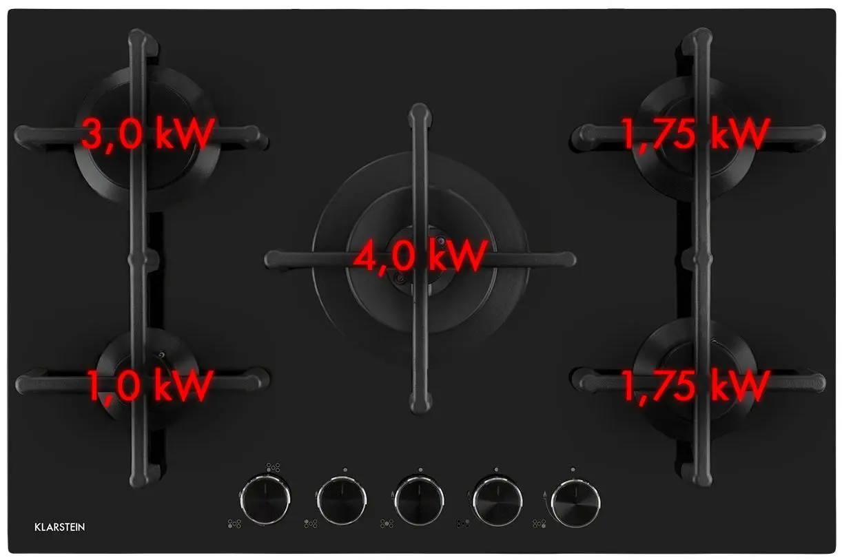 Aragaz incorporabil Klarstein Illuminosa 5 (Black) - 6