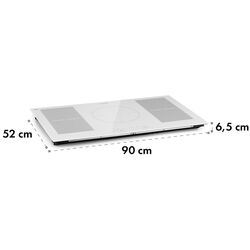Plita incorporabila cu inductie Klarstein Delicatessa 90 Flex 10035601 (White) Thumb