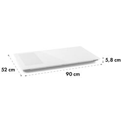 Plita incorporabila cu inductie Klarstein Delicatessa 90 Hybrid (White) Thumb