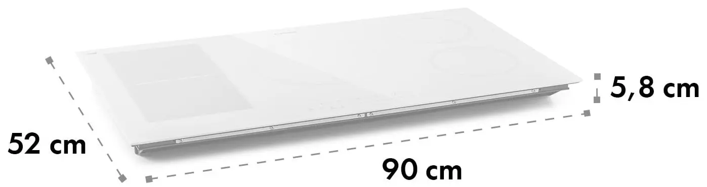 Plita incorporabila cu inductie Klarstein Delicatessa 90 Hybrid (White) - 2