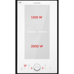 Plita cu inductie incorporabila Klarstein Delicatessa Slim Domino 10035197 (White) Thumb