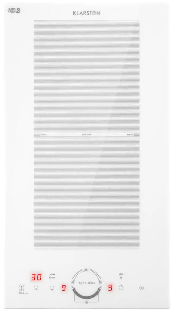 Plita cu inductie incorporabila Klarstein Delicatessa Slim Domino 10035197 (White)