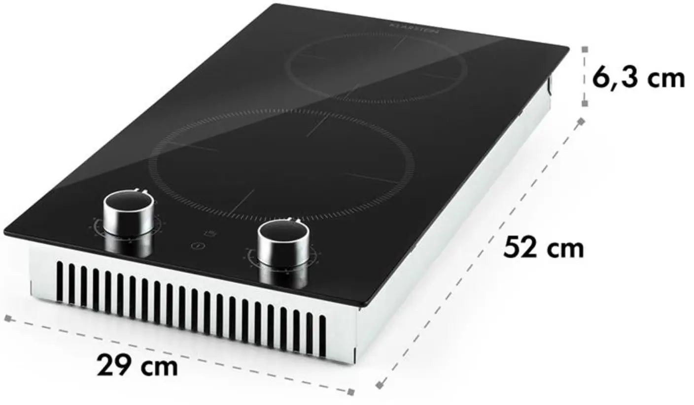 Plita incorporabila cu inductie Klarstein Kochheld 2 (Black) - 6