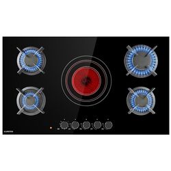 Aragaz incorporabil combinat Klarstein MultiChef 5 (Black)