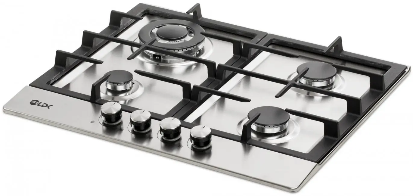 Встраиваемая газовая варочная панель LDK Alicante WOK JZ4IX60 (Inox) - 2