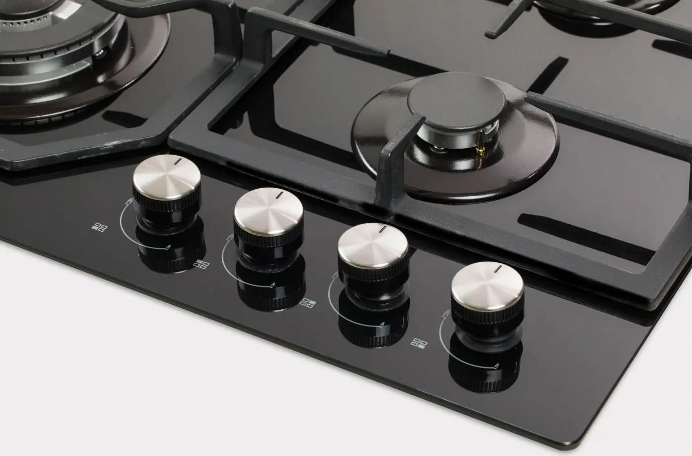 Встраиваемая газовая варочная панель LDK Almeria Wok JZ4BK60 (Black) - 3