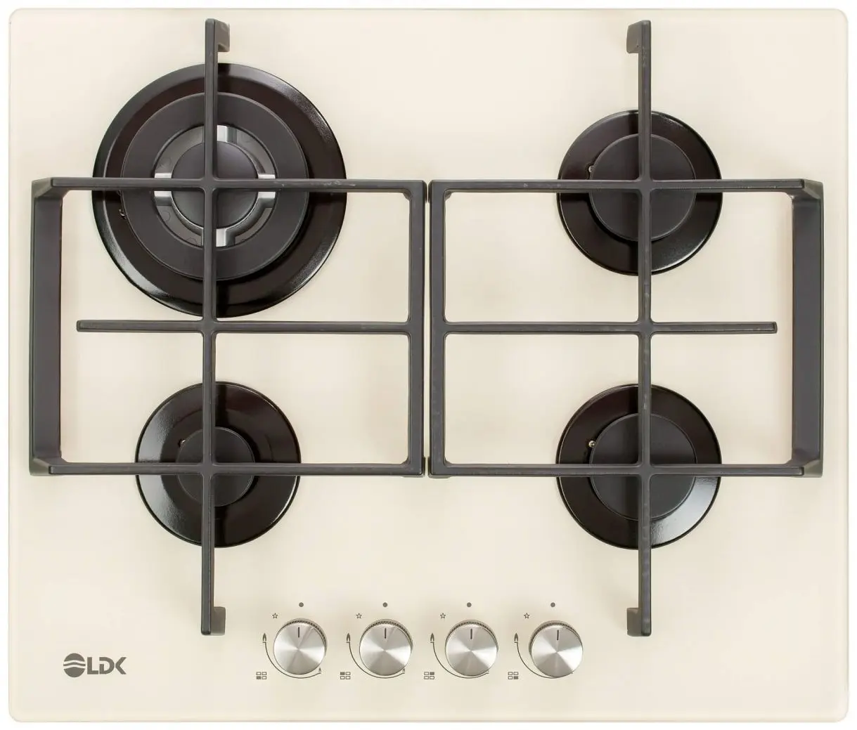 Встраиваемая газовая варочная панель LDK Cordoba WOK JZ4BEIJE60 (Beige)