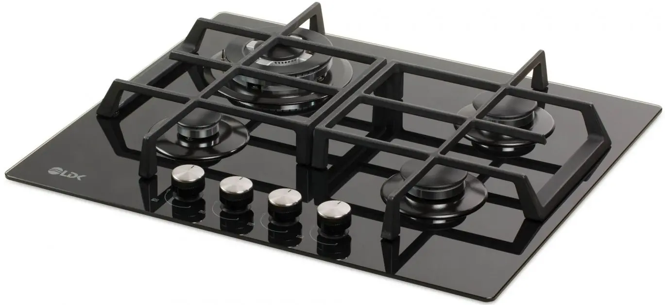Встраиваемая газовая варочная панель LDK Cordoba WOK JZ4BK60 (Black) - 2