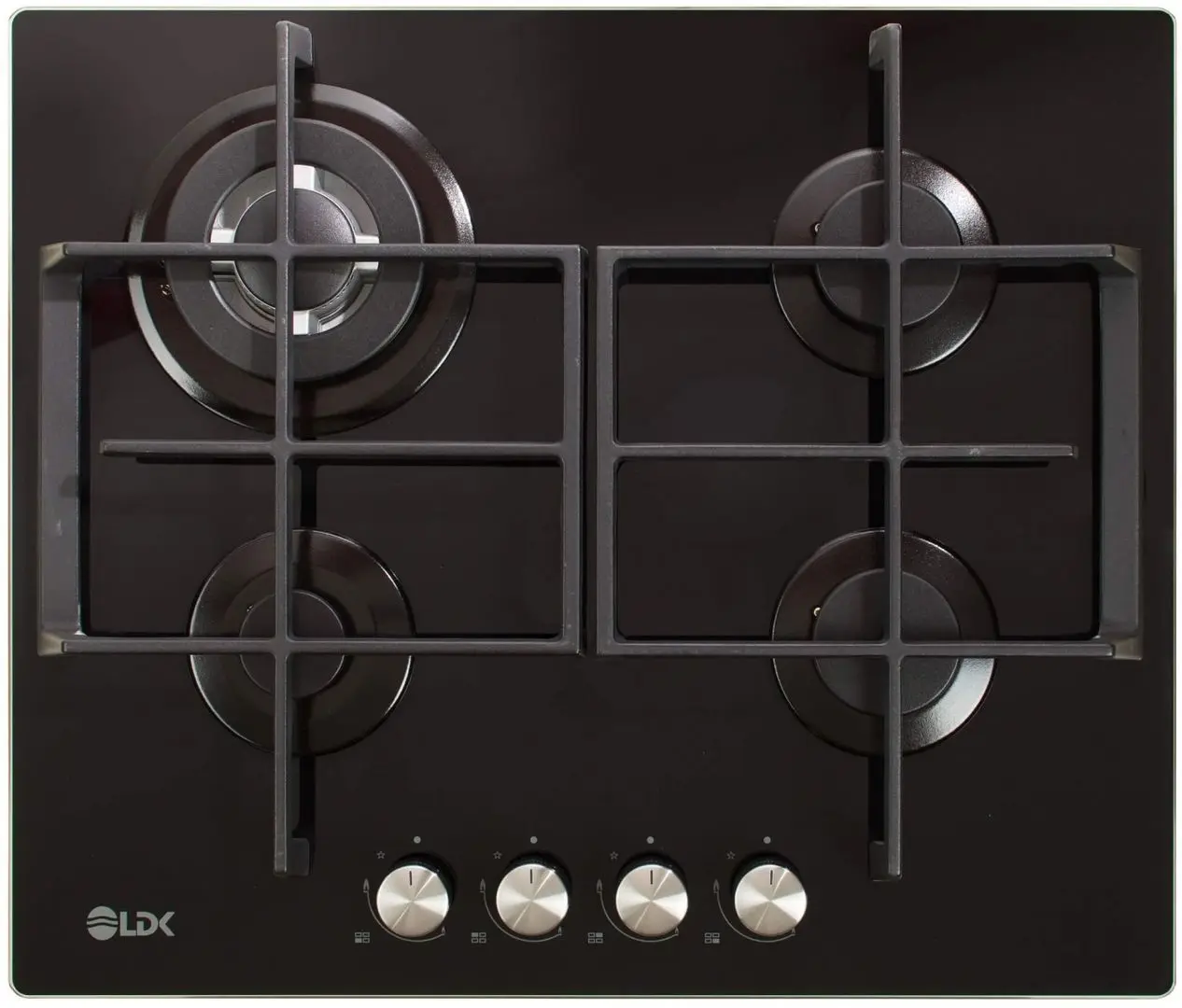 Встраиваемая газовая варочная панель LDK Cordoba WOK JZ4BK60 (Black)